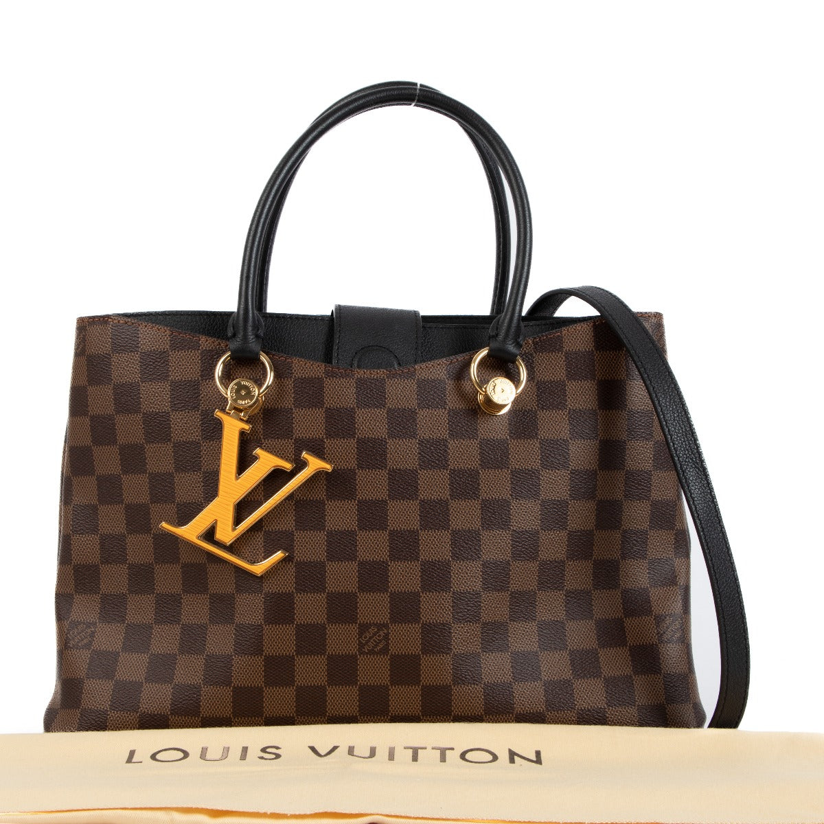 Shop 100% authentic Louis Vuitton Damier Ebene Canvas Riverside Bag on Labellov.com.