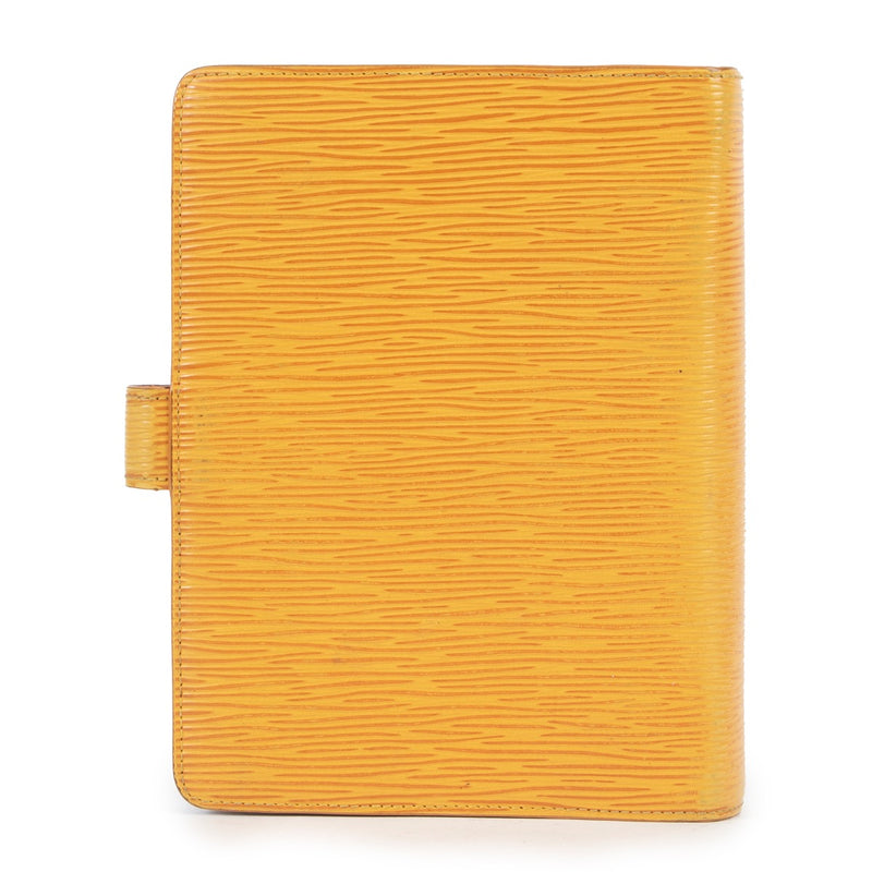 Louis Vuitton Yellow Epi Medium Ring Agenda Cover available at Labellov. Buy this Louis Vuitton Yellow Epi Medium Ring Agenda Cover now online or in store. Buy vintage or secondhand Louis Vuitton