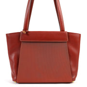 Shop safe online 100% authentic second hand Delvaux Burgundy Leather Shoulder Bag in very good condition at the right price at Labellov in Antwerp.