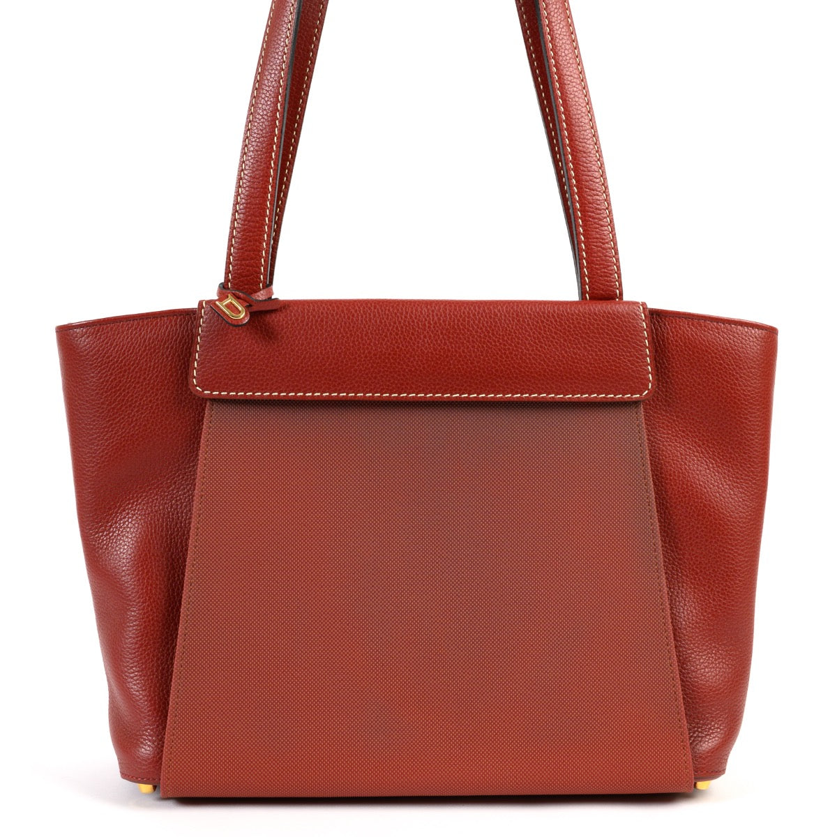 Shop safe online 100% authentic second hand Delvaux Burgundy Leather Shoulder Bag in very good condition at the right price at Labellov in Antwerp.