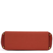 Shop safe online 100% authentic second hand Delvaux Burgundy Leather Shoulder Bag in very good condition at the right price at Labellov in Antwerp.