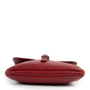 Delvaux Burgundy Leather Kot Messenger Bag