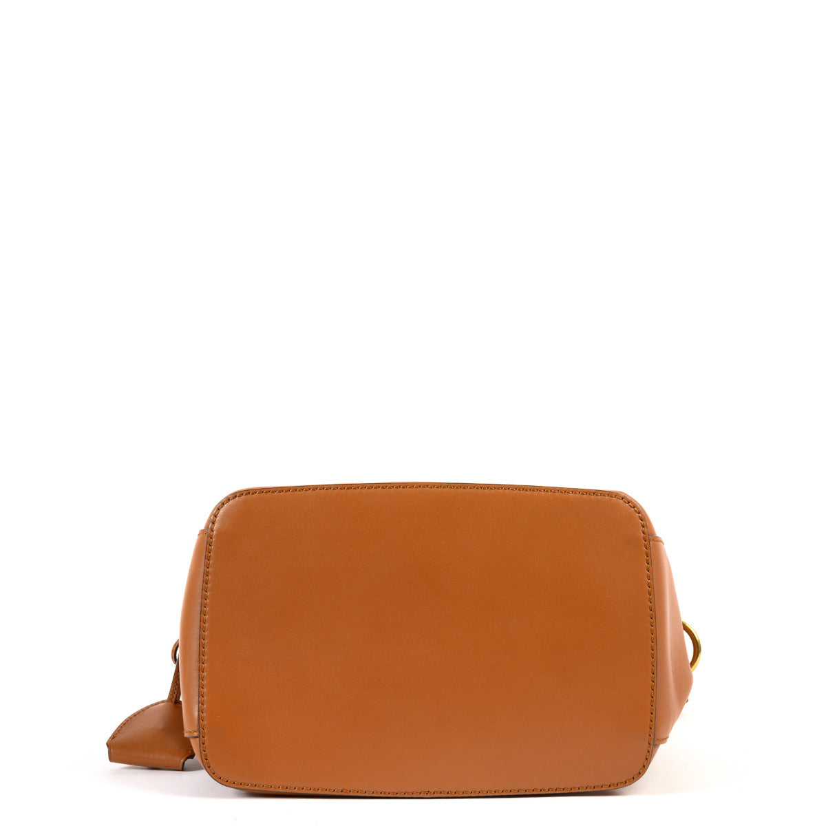 Ralph Lauren Cognac Ricky Drawstring Shoulder Bag