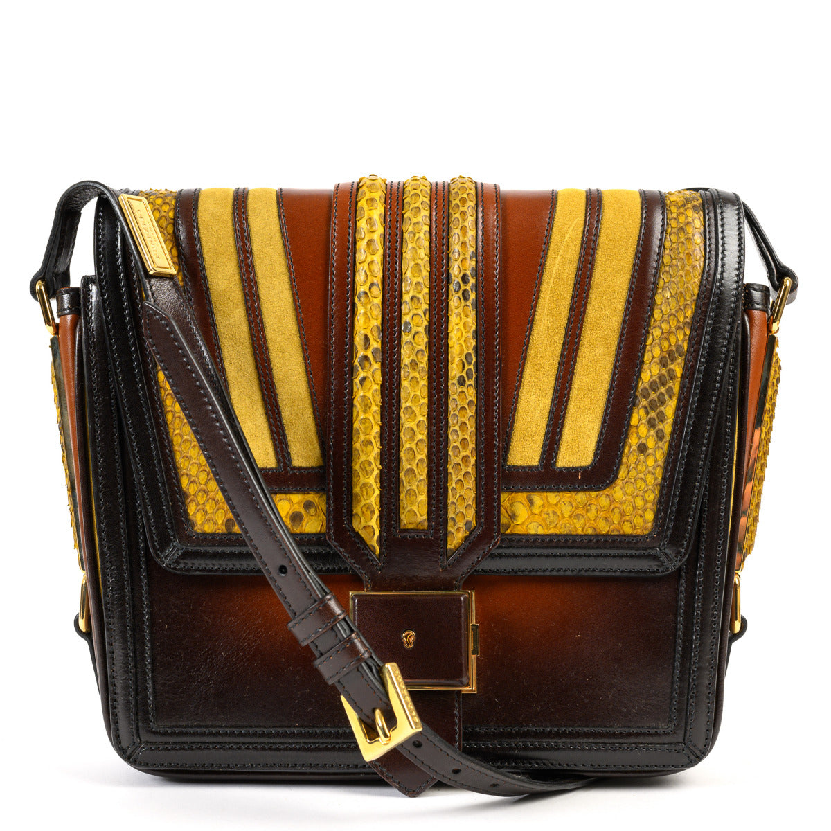 Burberry Prorsum Python and Leather Crossbody for the best price at Labellov secondhand
