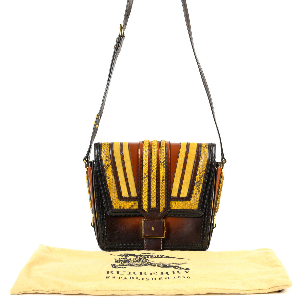 Burberry Prorsum Python and Leather Crossbody