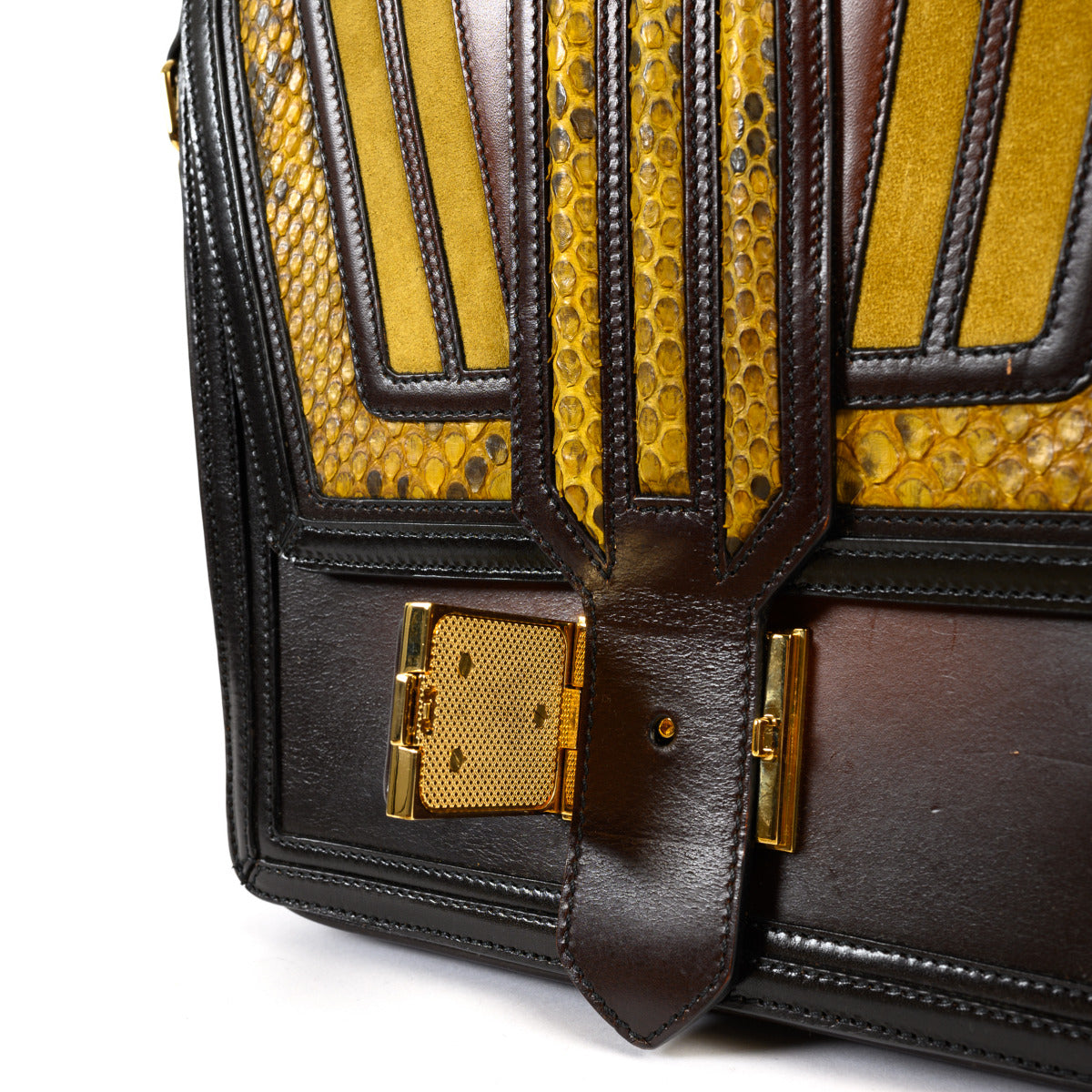 Burberry Prorsum Python and Leather Crossbody