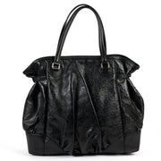 Gucci Black Horsebit Embossed Shoulder Bag