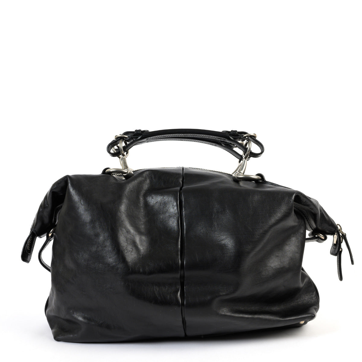 Gucci Black Leather Oversized Bag