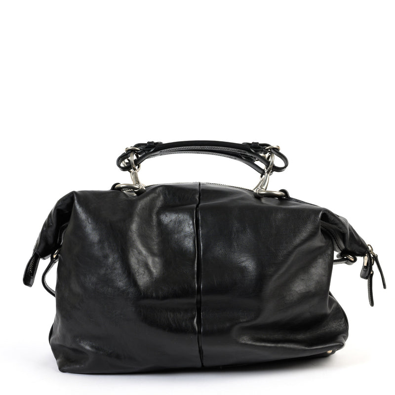 Gucci Black Leather Oversized Bag