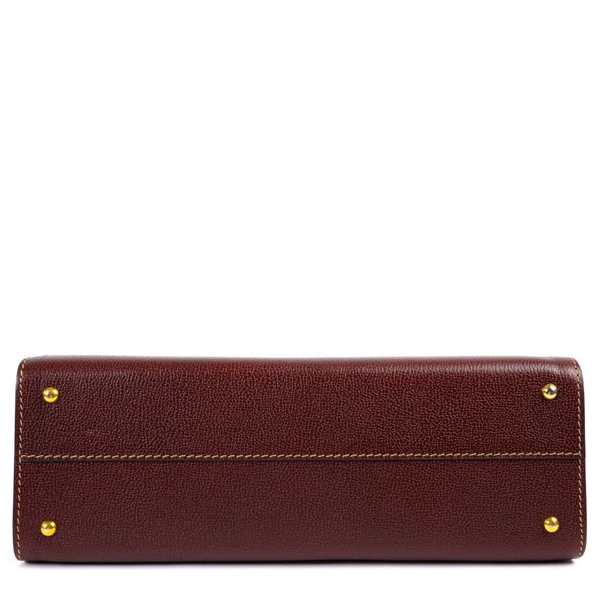 Shop safe online at Labellov in Antwerp this 100% authentic second hand Delvaux Purple Leather Top Handle in very good condition