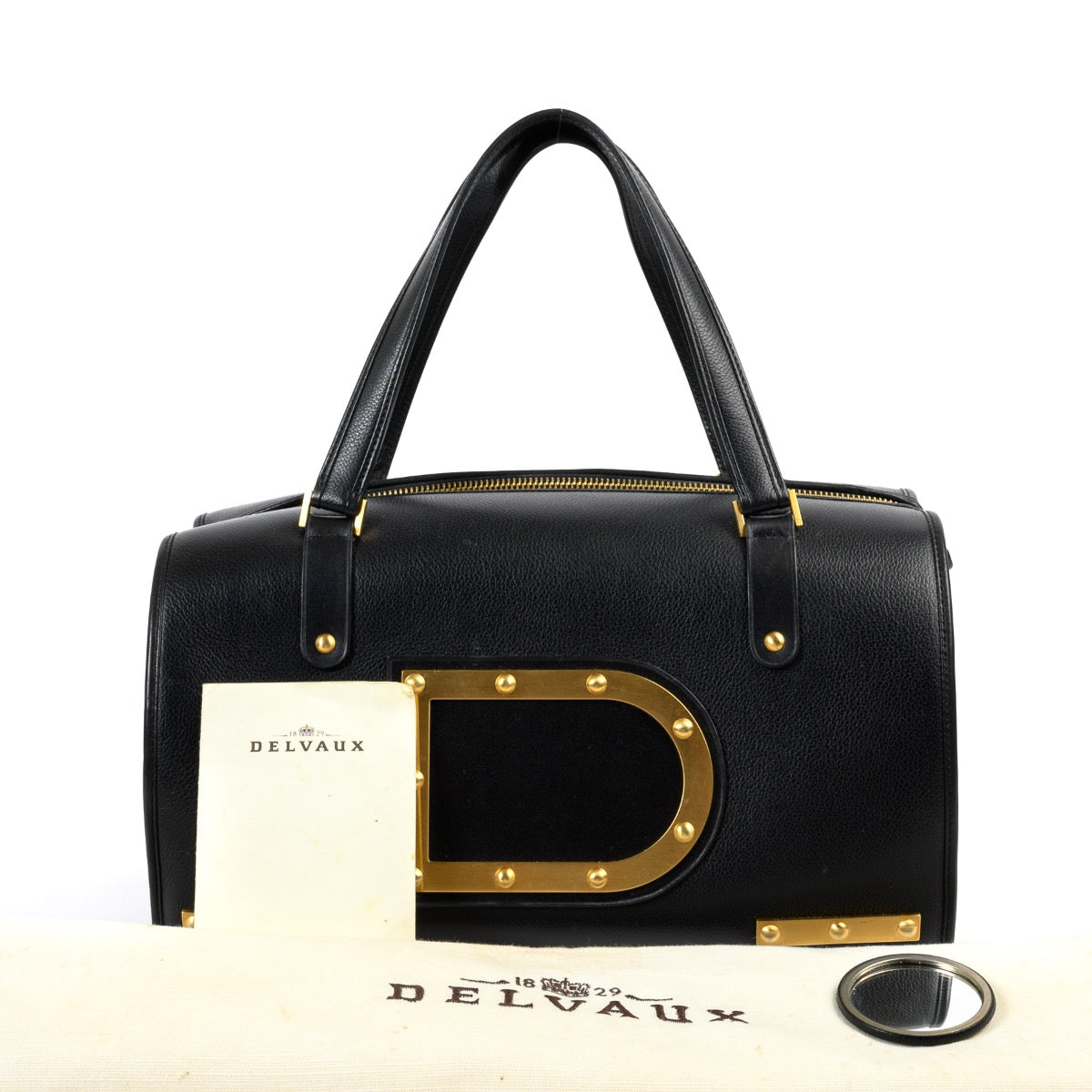 Shop safe online 100% authentic Delvaux Le Astrid GM Jumping Noir at Labellov in Antwerp.
