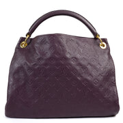 Shop safe online at Labellov in Antwerp this 100% authentic second hand Louis Vuitton Purple Monogram Empreinte Leather MM Artsy Shoulder Bag