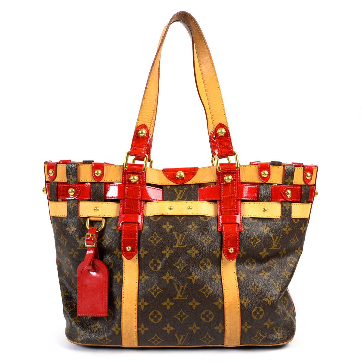 Shop safe online 100% authentic second hand Louis Vuitton Monogram Rubis Salina Shoulder Bag in very good condition at the right price at Labellov in Antwerp.