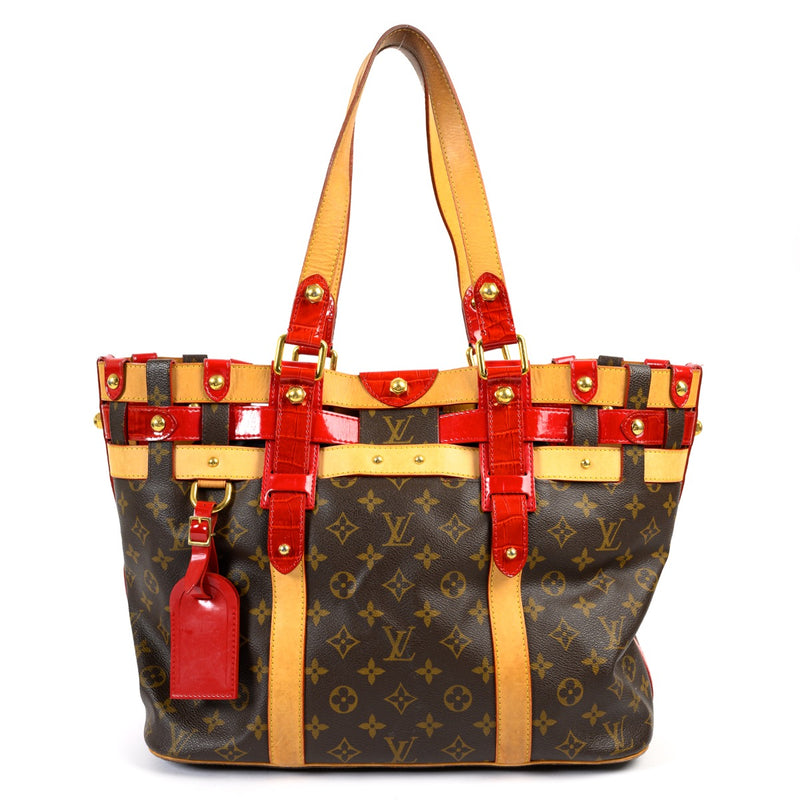 Shop safe online 100% authentic second hand Louis Vuitton Monogram Rubis Salina Shoulder Bag in very good condition at the right price at Labellov in Antwerp.