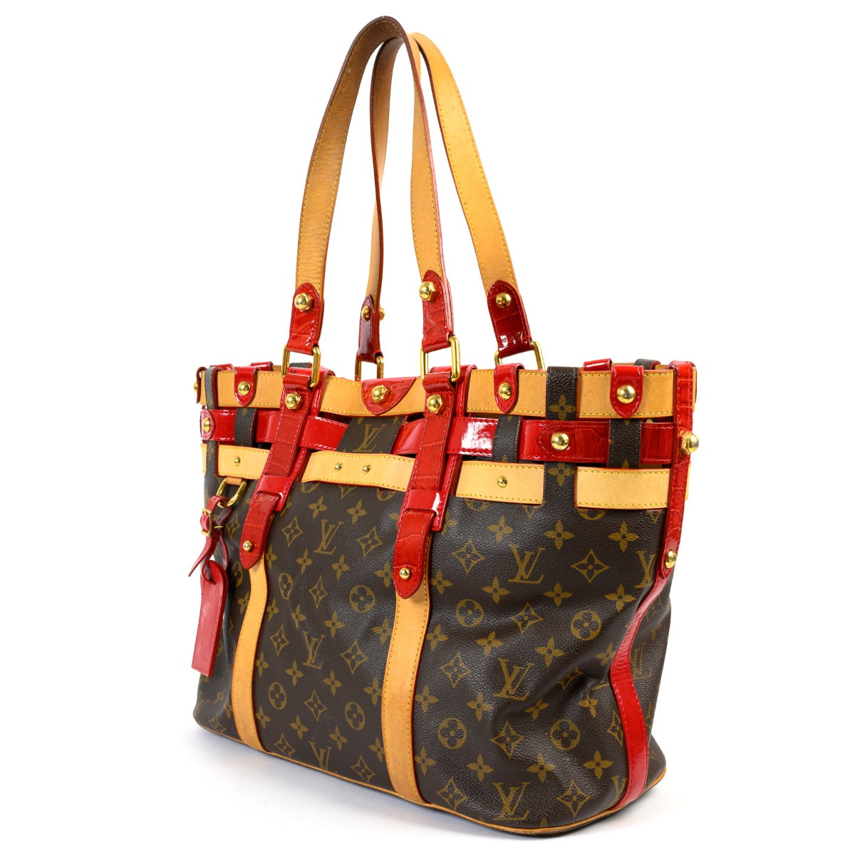Shop safe online 100% authentic second hand Louis Vuitton Monogram Rubis Salina Shoulder Bag in very good condition at the right price at Labellov in Antwerp.