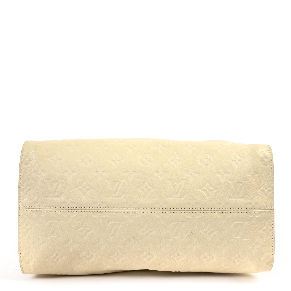 Shop safe online at Labellov in Antwerp this 100% authentic second hand Louis Vuitton White Monogram Empreinte Leather Lumineuse Bag