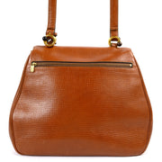 Shop safe online at Labellov in Antwerp this 100% authentic Delvaux Cognac Leather Shoulder Bag second hand