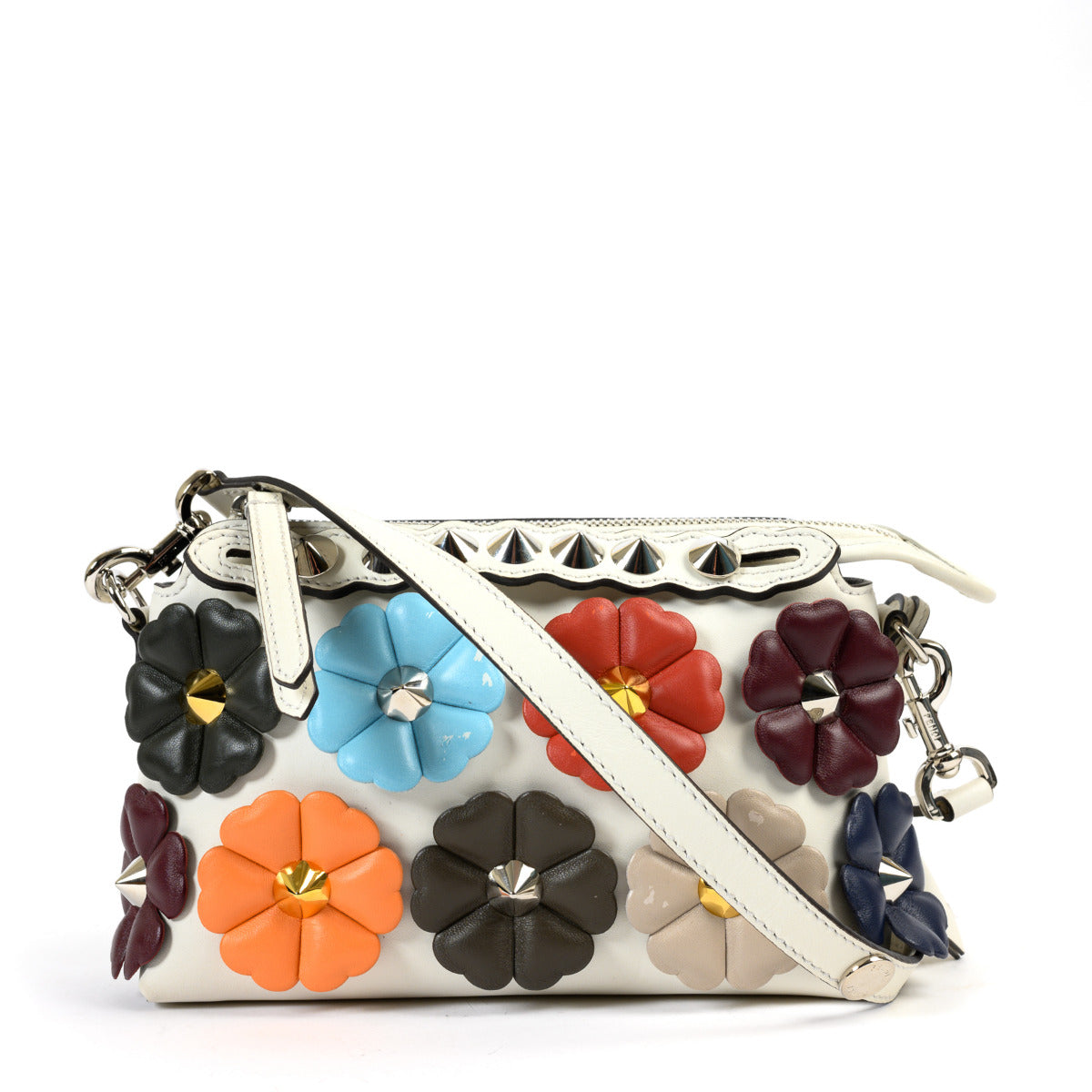 Fendi Multicolor Mini By The Way Studded Flower Crossbody for the best price at Labellov secondhand luxury