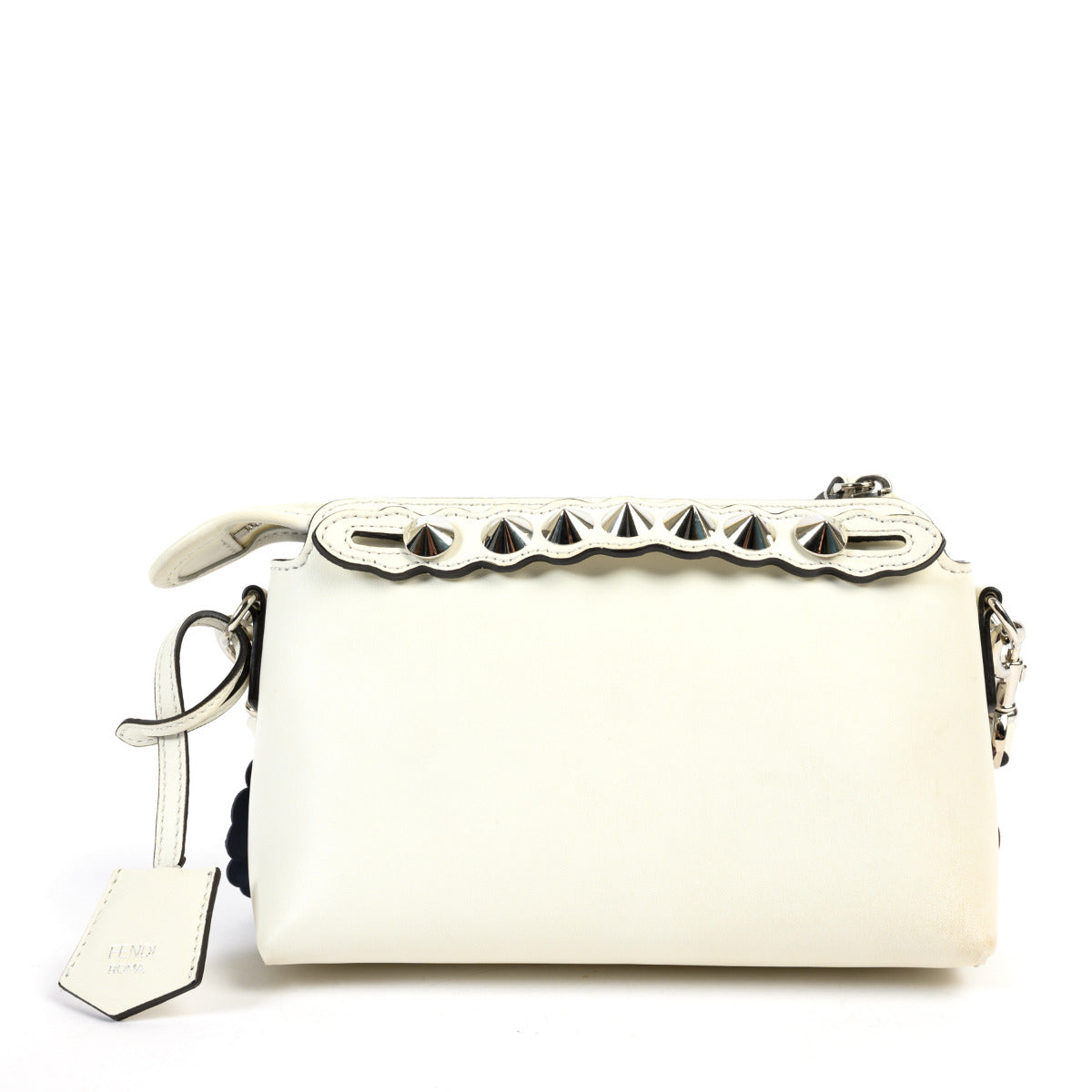 Sac bandoulière Fendi Multicolor Mini By The Way Studded Flower