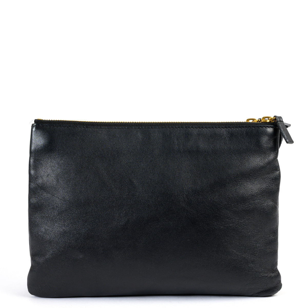 Céline Trio Zwart Lederen Crossbody Tas