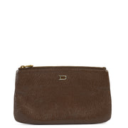 Shop safe online at Labellov in Antwerp this 100% authentic second hand Delvaux Brown Leather Pouch