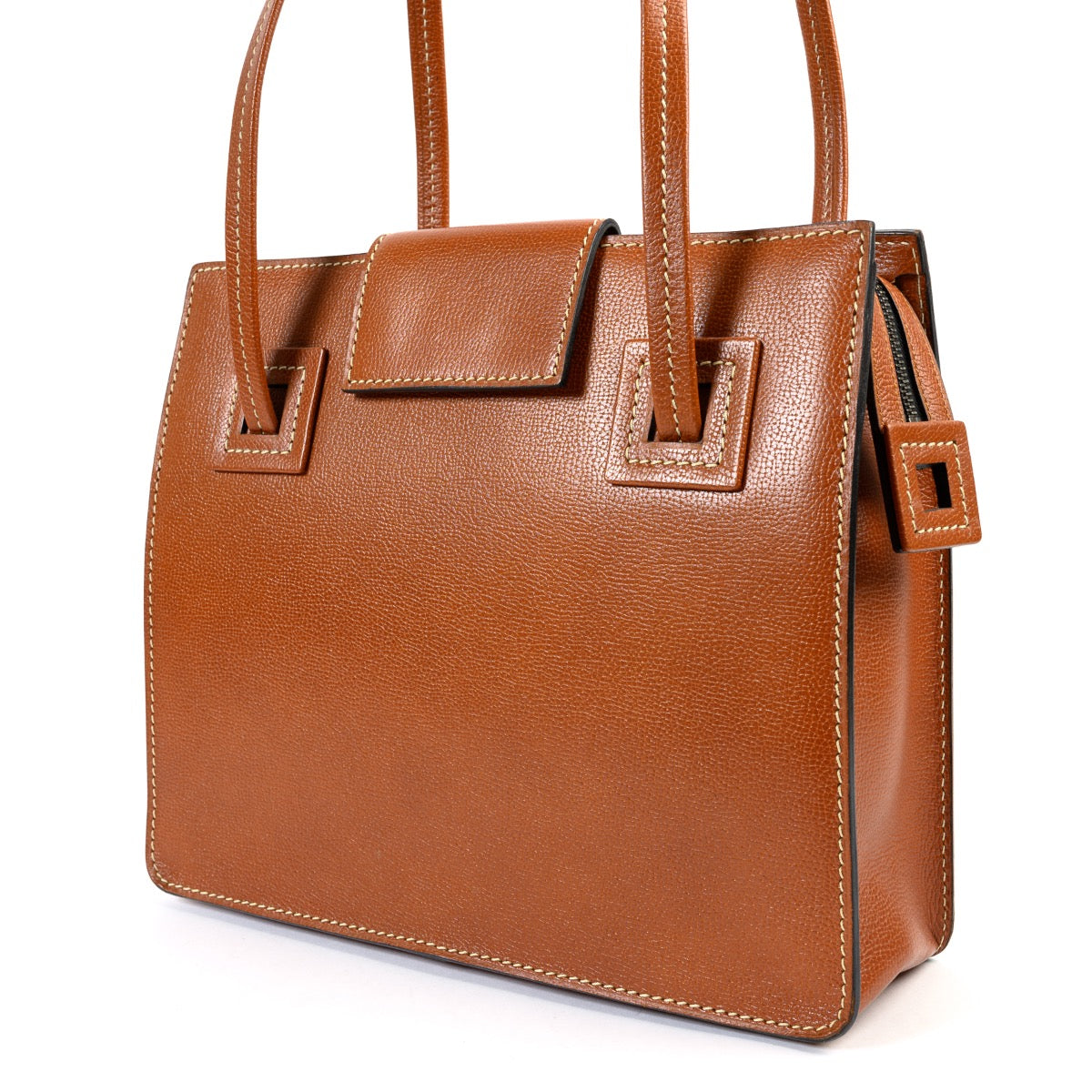 Sac à bandoulière Delvaux Brume en cuir marron