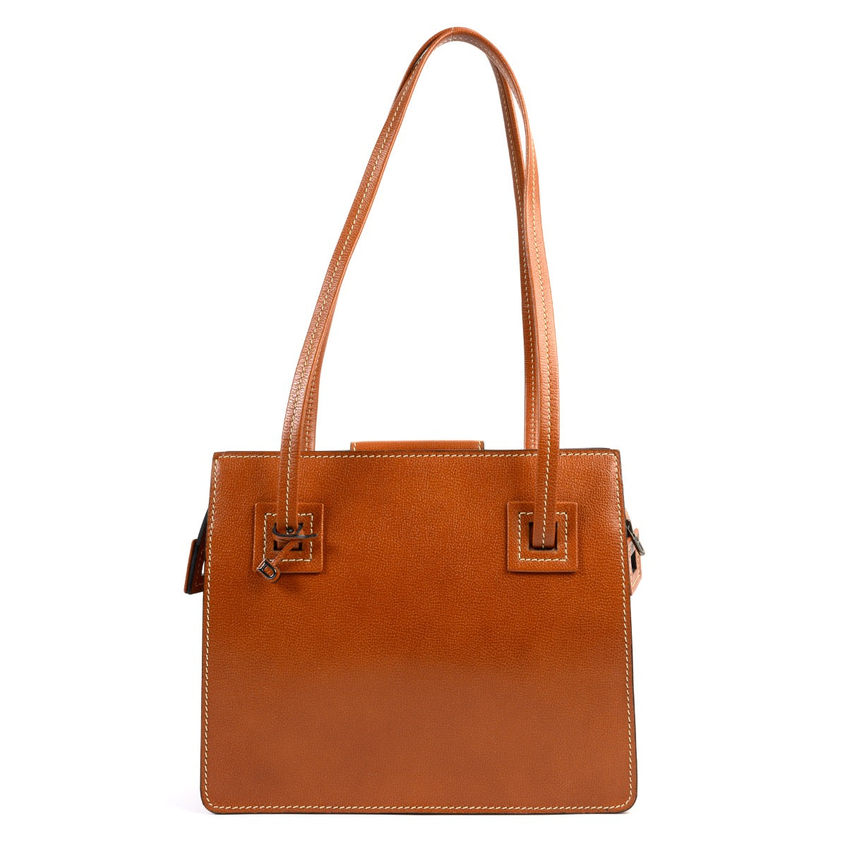Delvaux Brown Leather Shoulder Bag