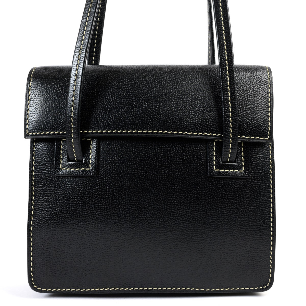 Sac Delvaux Santal PM noir à bandoulière