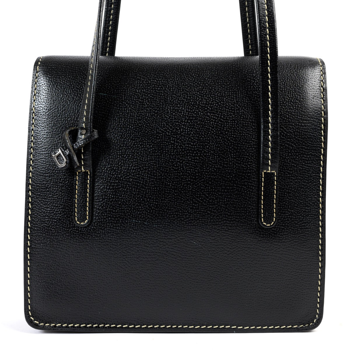 Sac Delvaux Santal PM noir à bandoulière