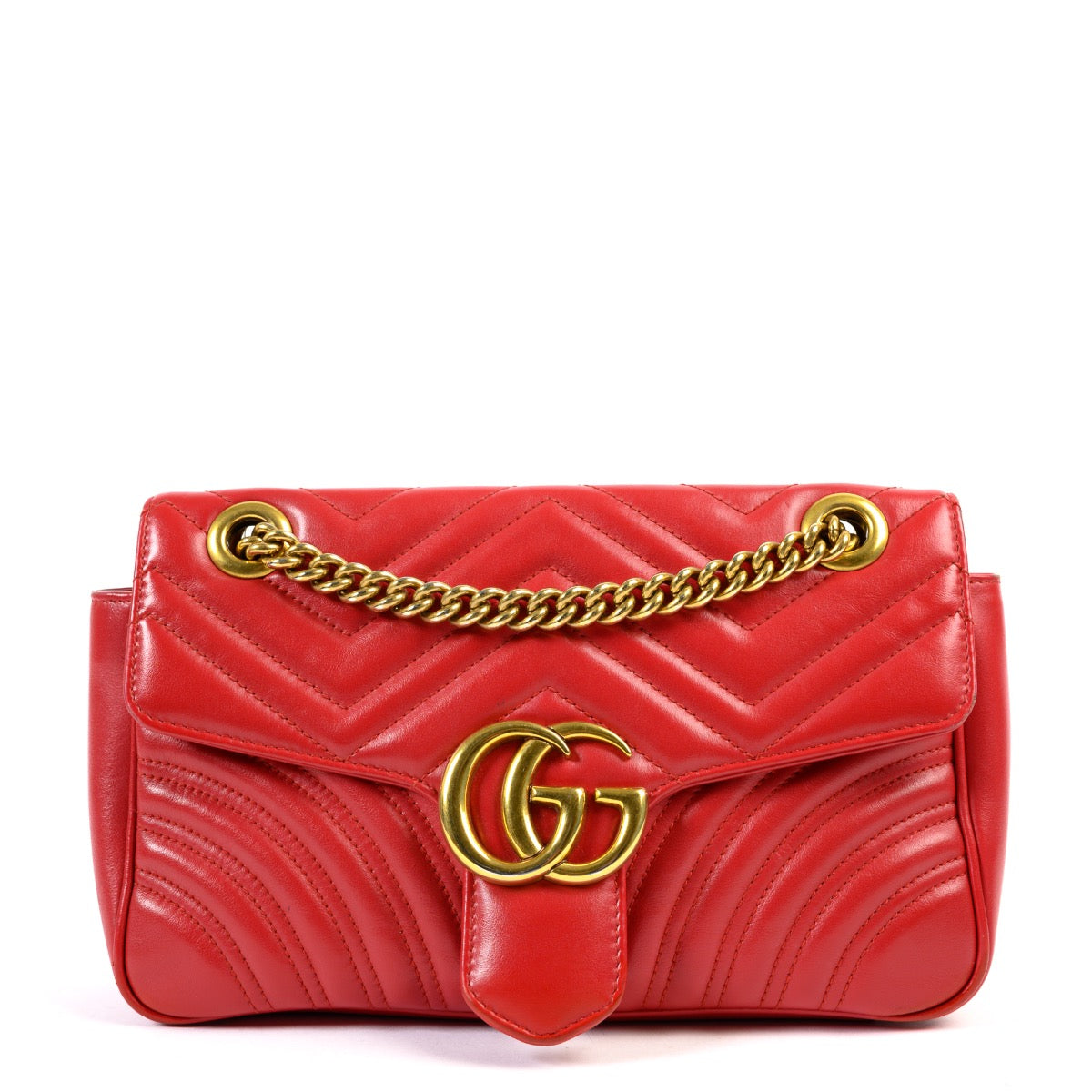 Gucci Rode Kleine Marmont Crossbody