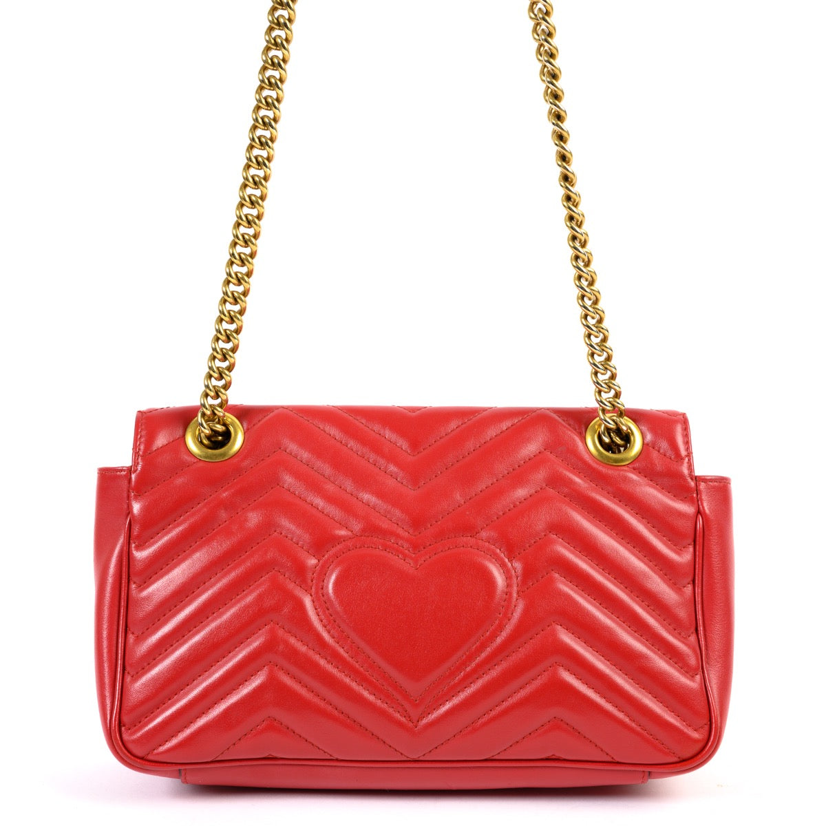 shop safe online Gucci Red Small Marmont Crossbody