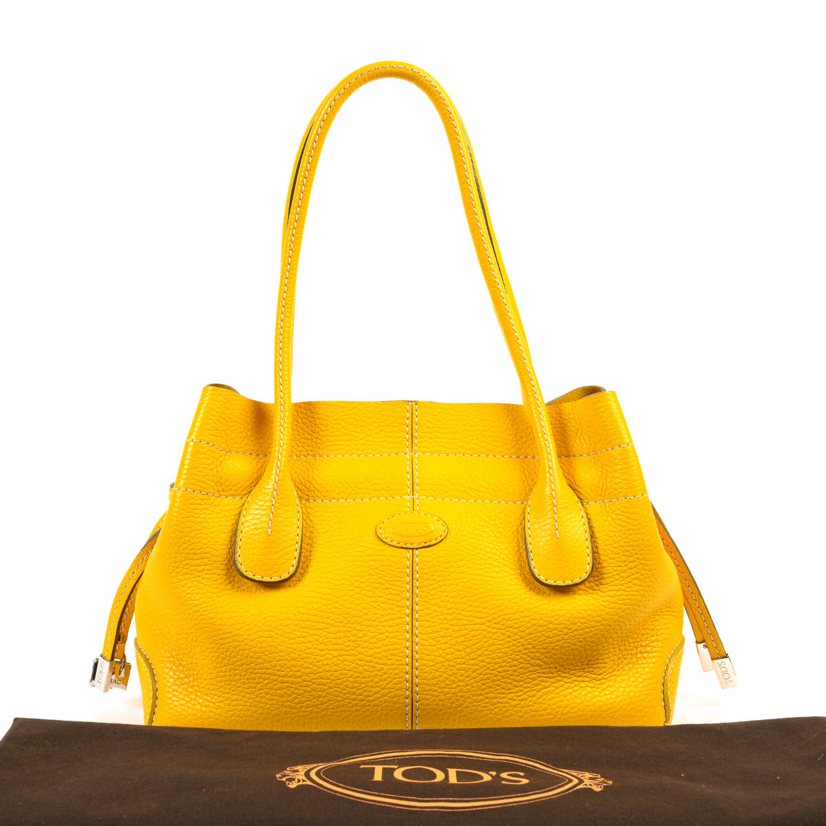 Tod's Yellow Leather Small D-Bag aan de beste prijs bij Labellov secondhand luxury
