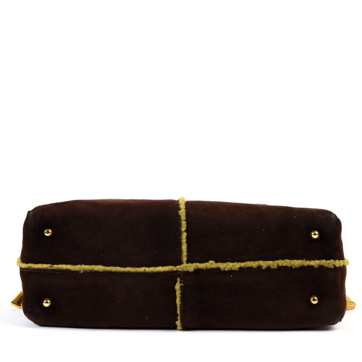 Sac porté main Tods en daim marron foncé