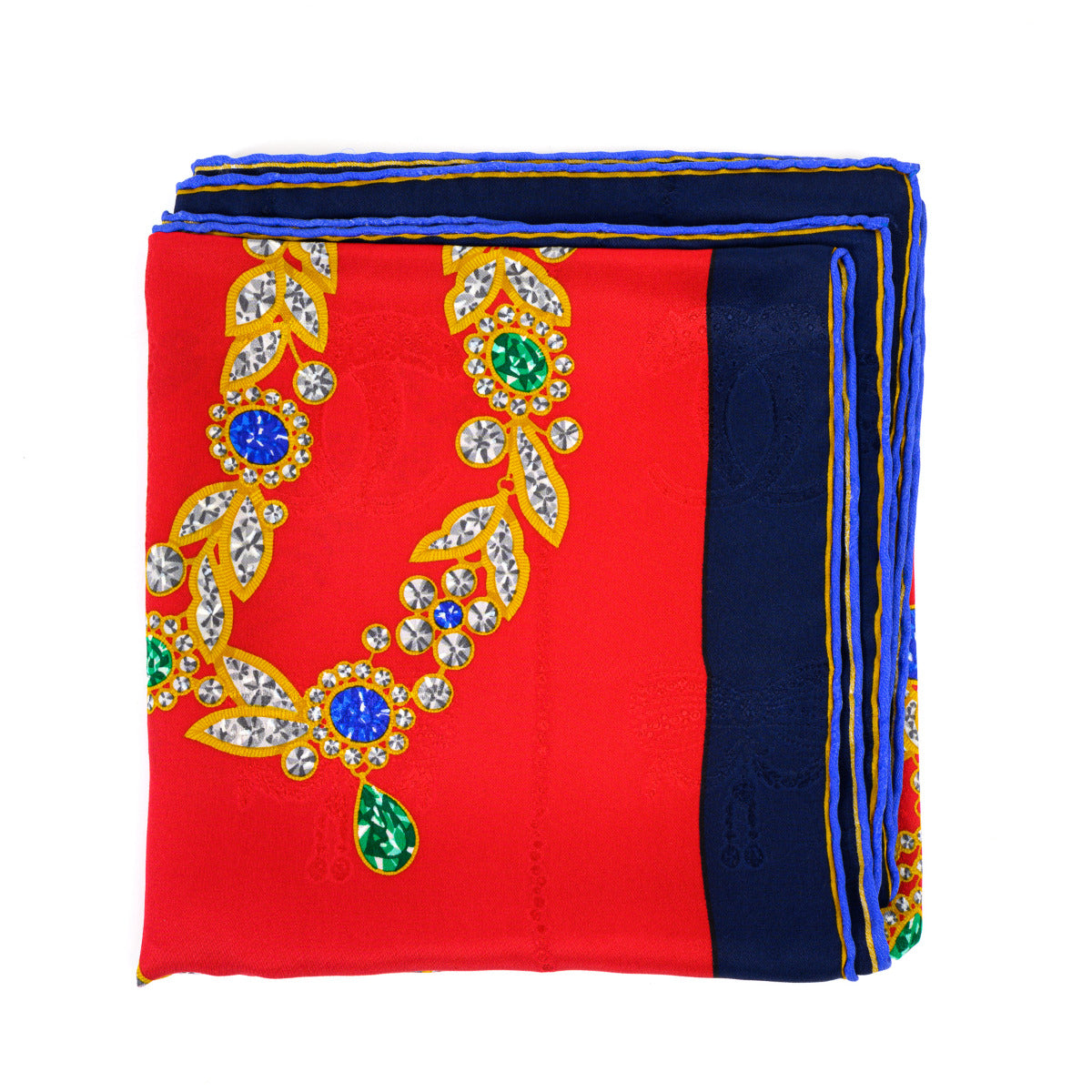 Foulard en soie rouge Must De Cartier