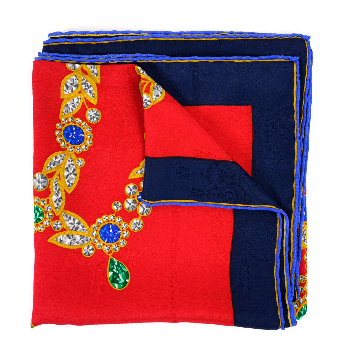 Foulard en soie rouge Must De Cartier