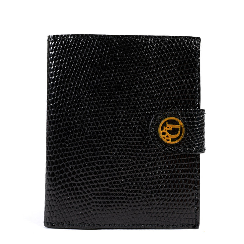 Christian Dior Black Lezard Pocket Address Book Cover for the best price at Labellov secondhand luxury in Antwerp