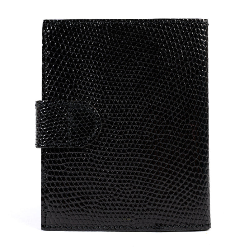Christian Dior Black Lezard Pocket Address Book Cover