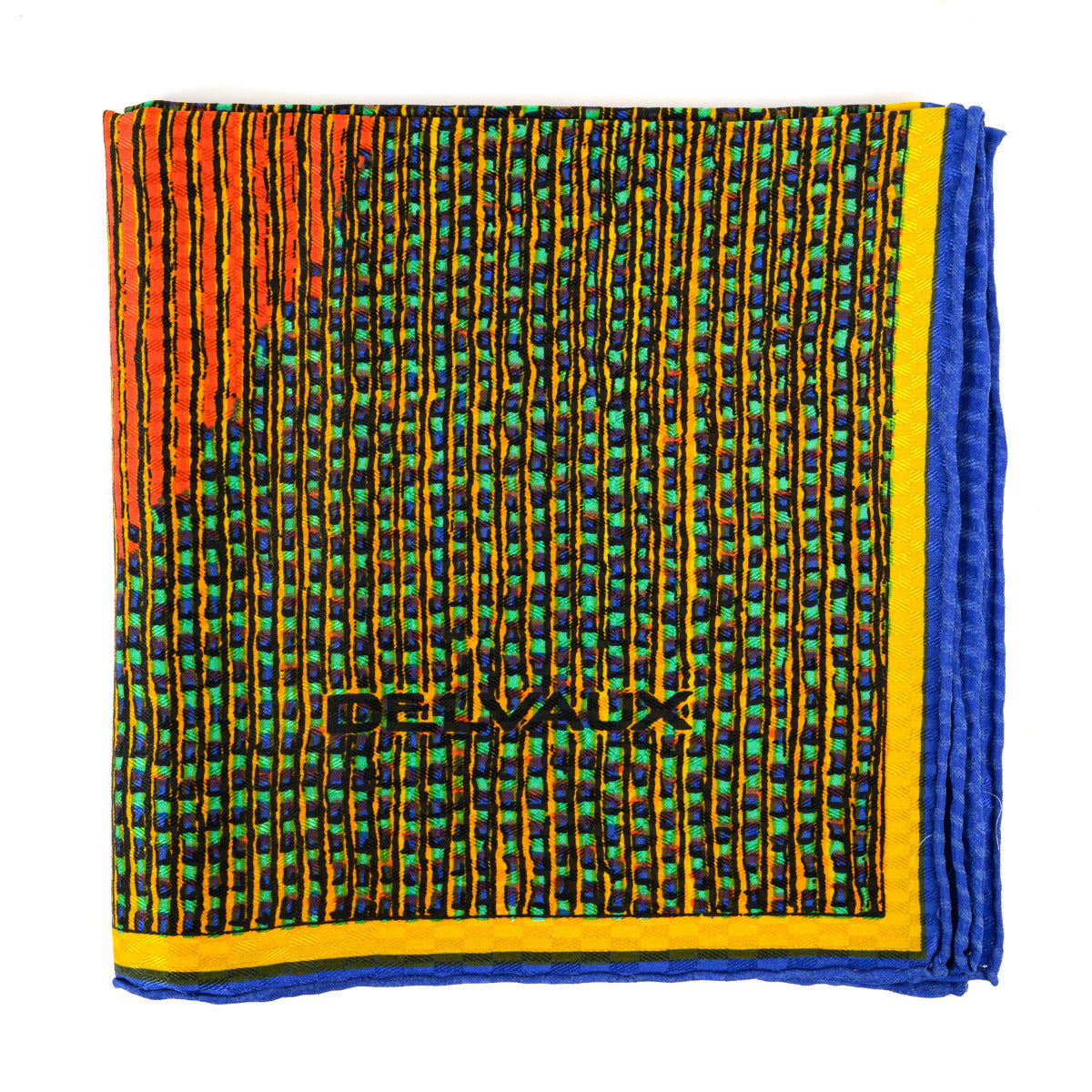 Foulard en soie multicolore Delvaux
