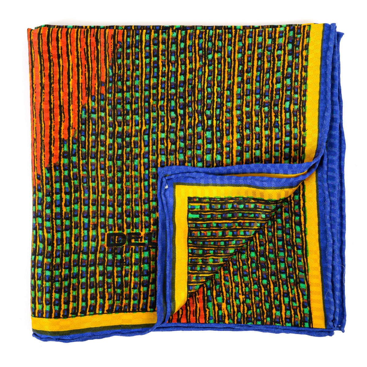 Foulard en soie multicolore Delvaux