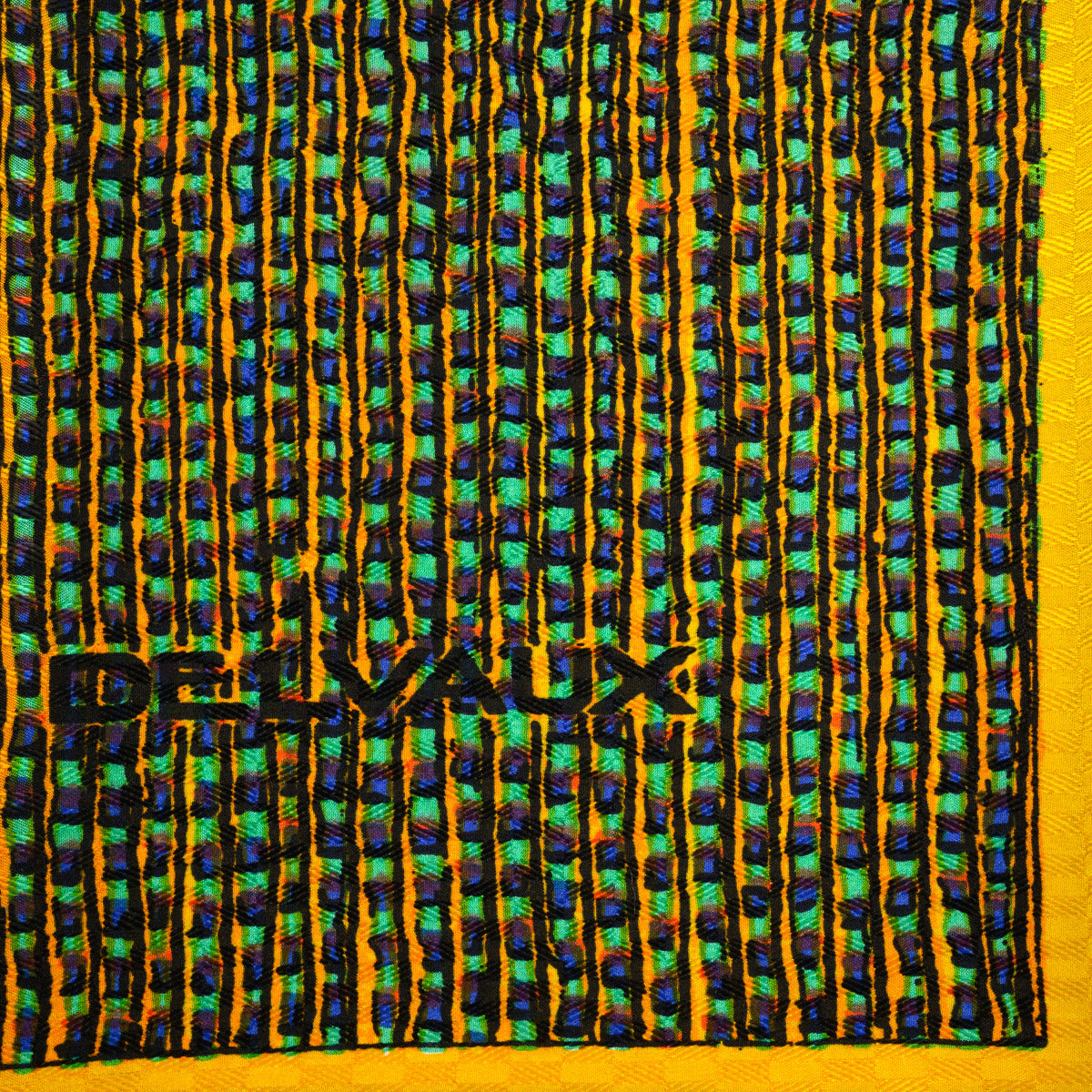 Foulard en soie multicolore Delvaux
