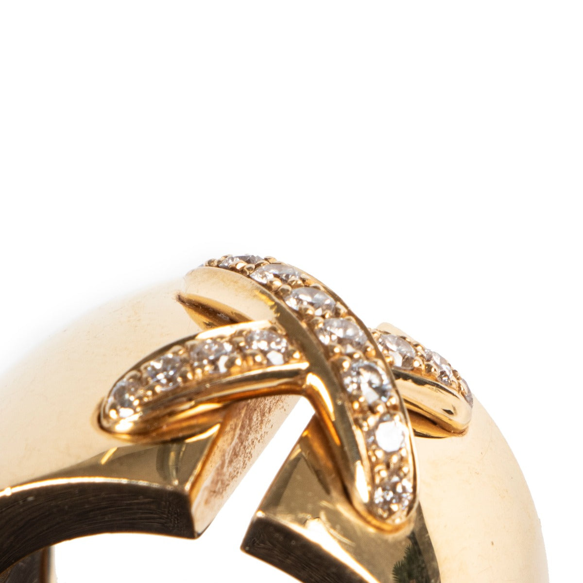 Chaumet Liens XL Yellow Gold & Diamond Ring