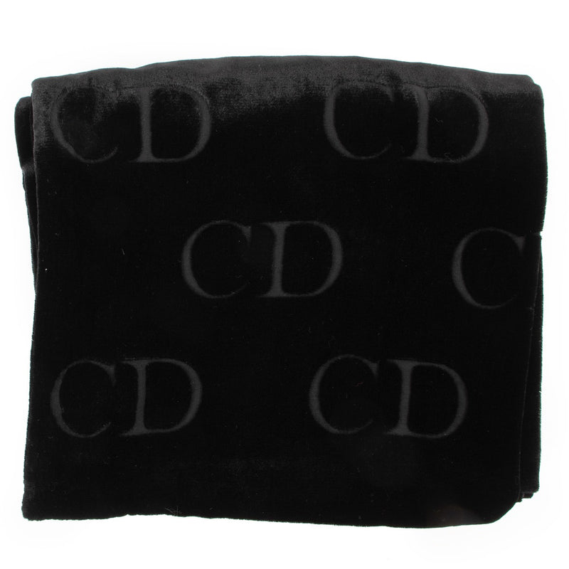 Christian Dior scarf, Christian Dior black scarf, Velvet scarf, Black scarf, Dior scarf, Preloved Dior scarf, Dior scarf in very good condition.