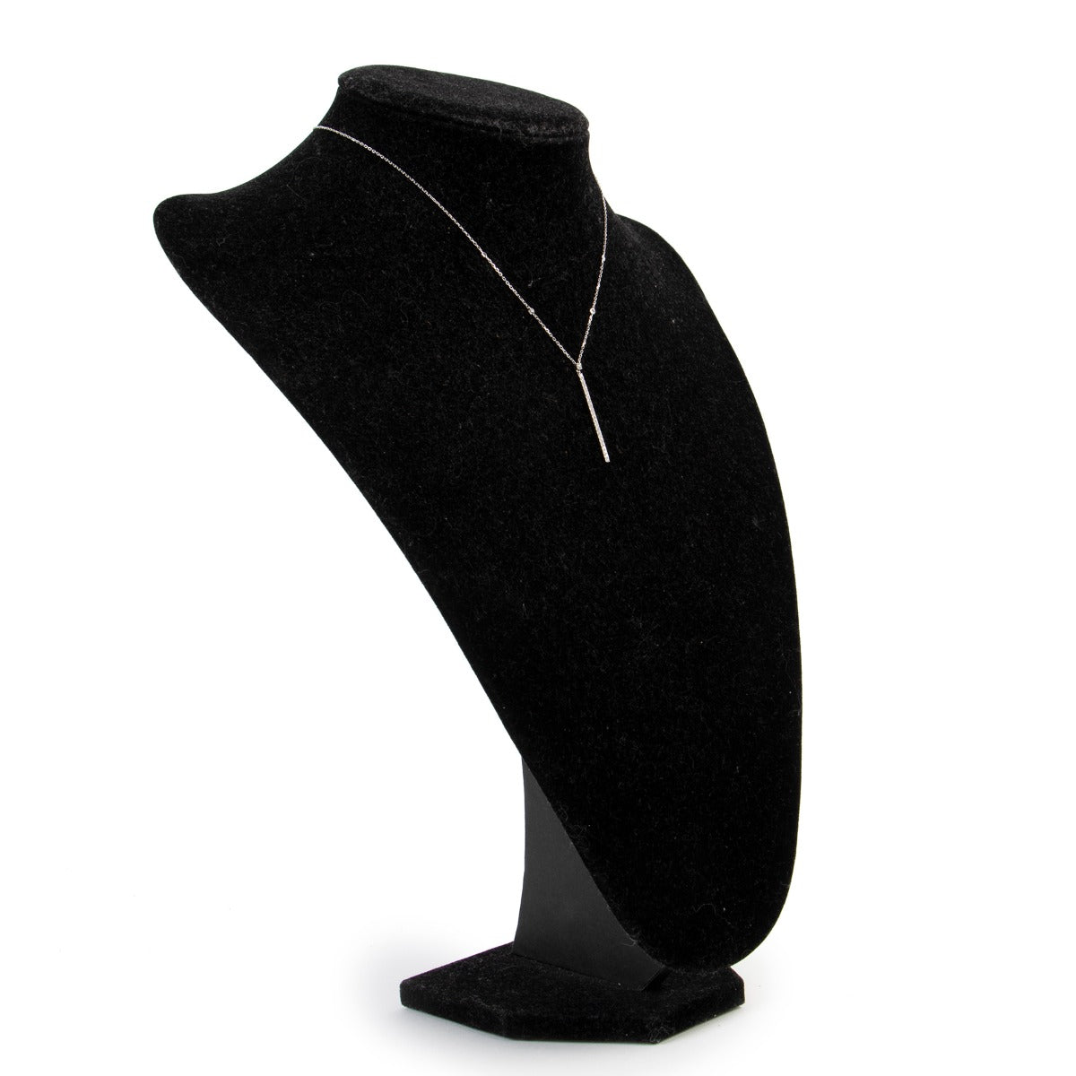 Messika Paris Gatsby Vertical Bar White Gold Diamond Necklace
