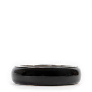 Montblanc Les Aimants by Charlotte Casiraghi Black Resin Sterling Silver Bangle Bracelet - Size 64