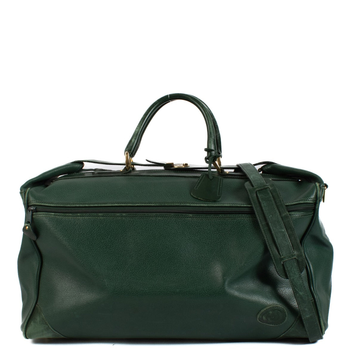 Shop 100% authentic Gucci Green Big Vintage Travel Bag at Labellov.com.