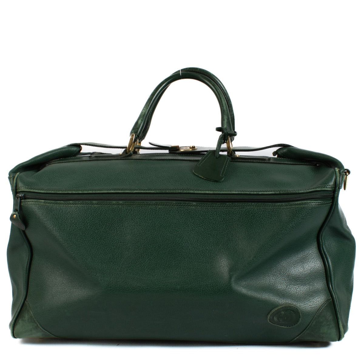 Shop 100% authentic Gucci Green Big Vintage Travel Bag at Labellov.com.