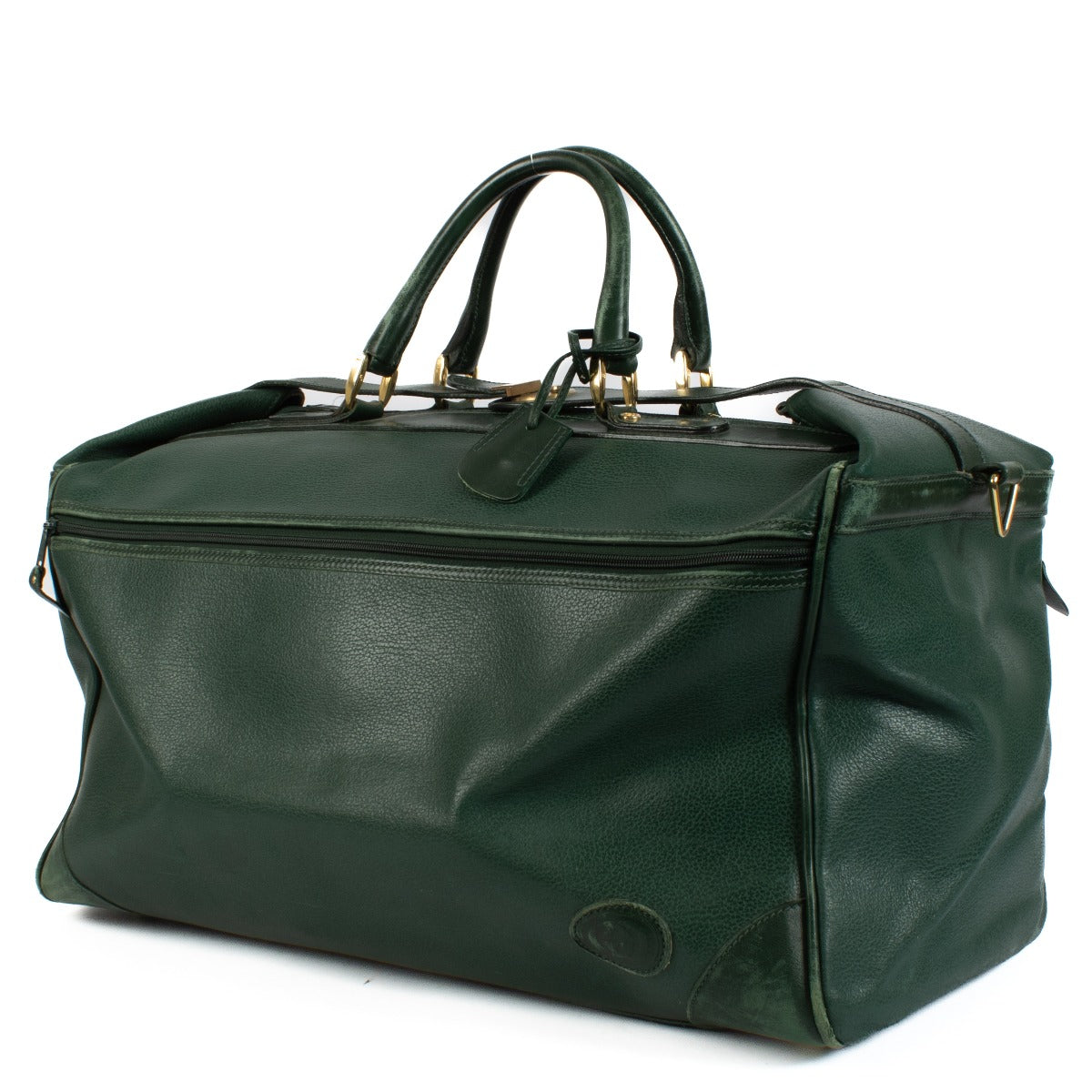 Shop 100% authentic Gucci Green Big Vintage Travel Bag at Labellov.com.