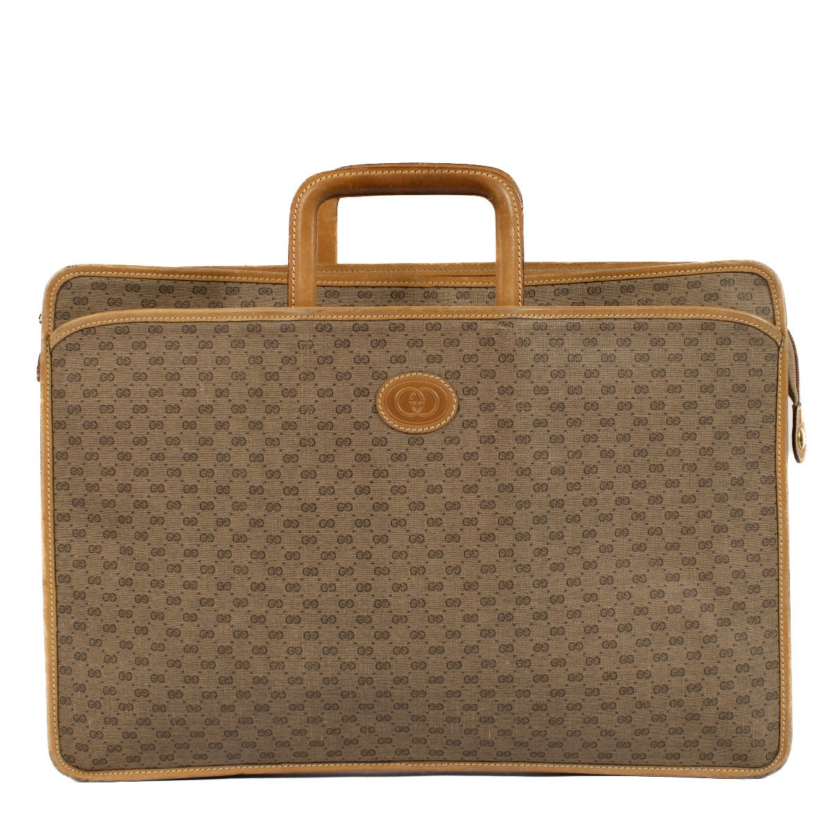 Shop 100% authentic Gucci Monogram Vintage Briefcase at Labellov.com.