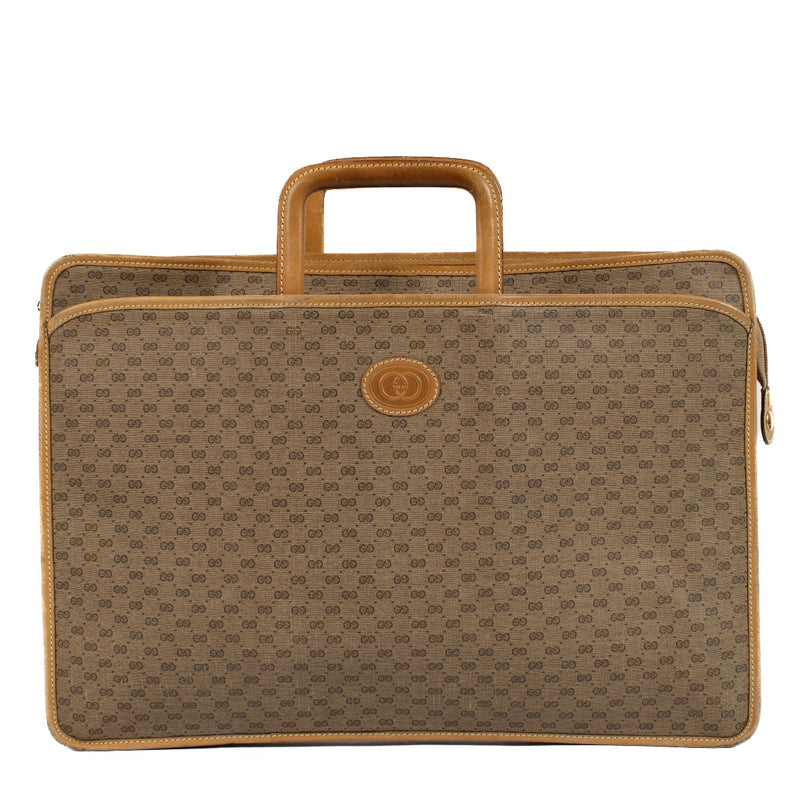 Shop 100% authentic Gucci Monogram Vintage Briefcase at Labellov.com.