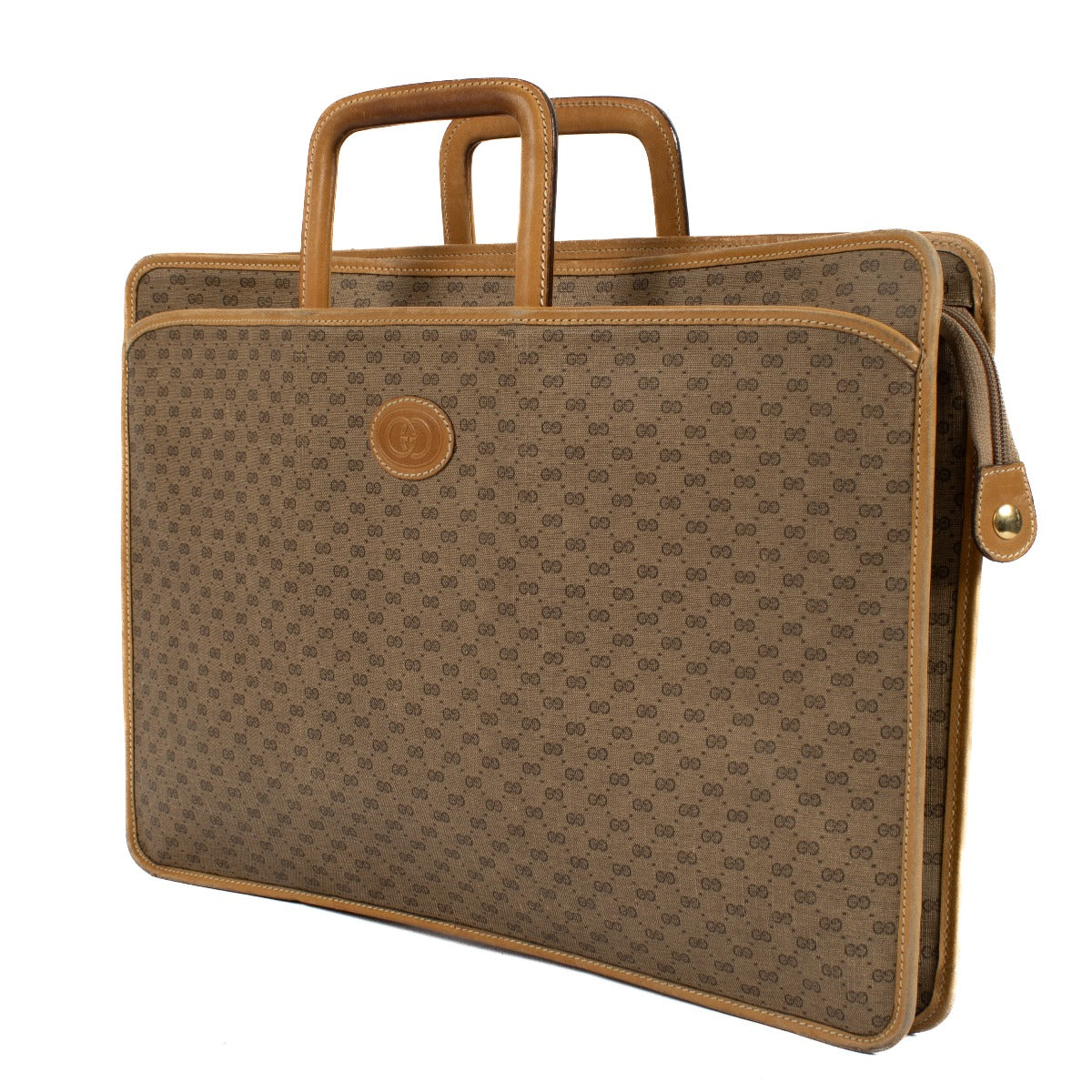 Shop 100% authentic Gucci Monogram Vintage Briefcase at Labellov.com.